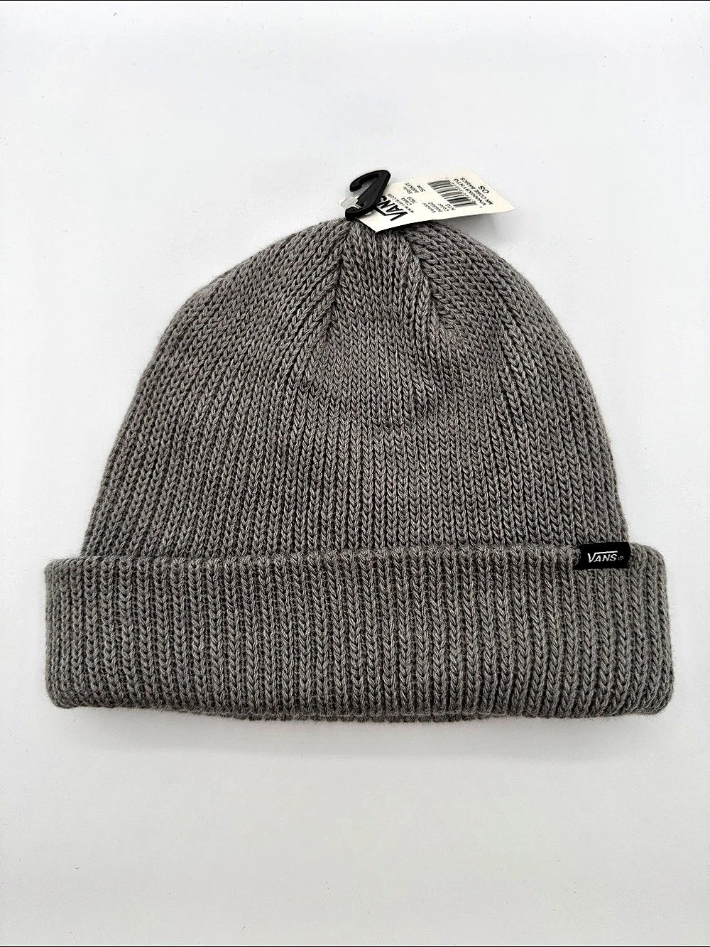 Vans Core Basics Beanie Gray Ribbed